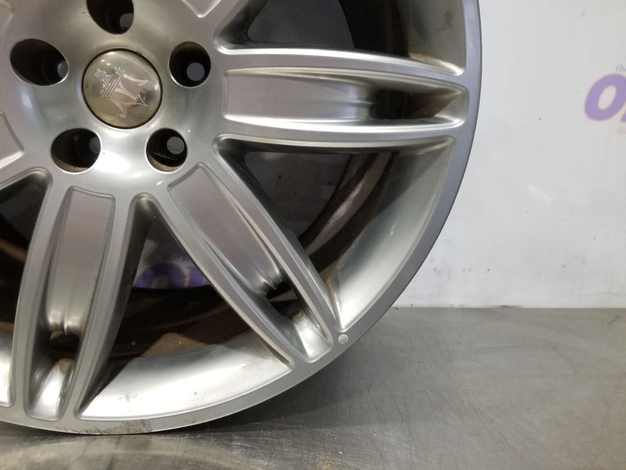 17 2017 MASERATI QUATTROPORTE OEM REAR 20" 7 SPLIT SPOKE WHEEL RIM