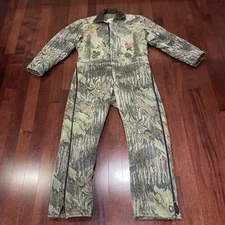 Vtg Duxbak Coveralls Mens Large Realtree Camo Hunting Insulated Outdoor Pls Read