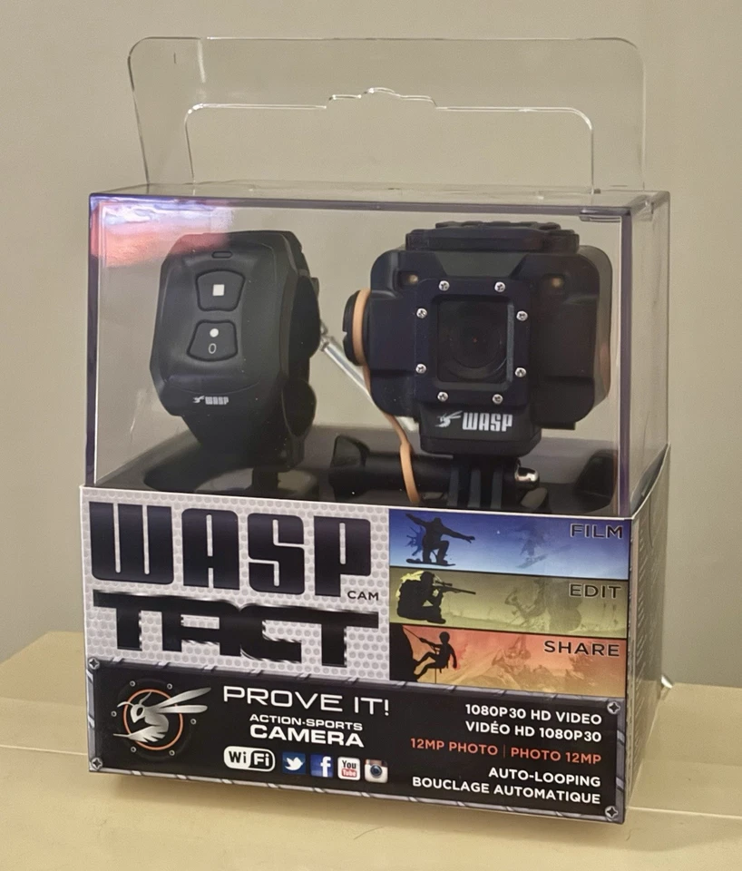 Waspcam Wasp TACT 9905 Wifi Waterproof Action-Sports Camera - Image 4 of 4