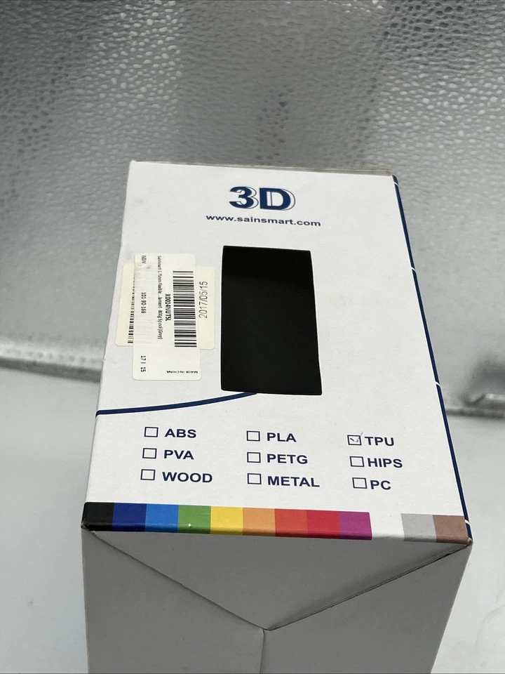 SainSmart Flexible TPU 3D Printing Filament, 1.75 mm, 0.8 kg Grey - Image 3 of 4