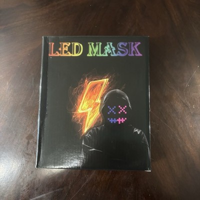 QAQ LED Light Up Mask   Gesture Sensing Glow Mask for Halloween Costume Party