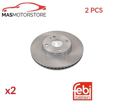 BREMSSCHEIBEN SATZ PAAR VORNE FEBI BILSTEIN 170740 2PCS P FÜR MAZDA 2,MX-5 IV