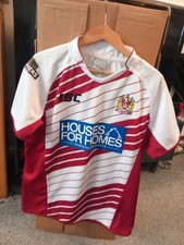 Isc Wigan Warriors Short Sleeve Rugby League Shirt Size Medium