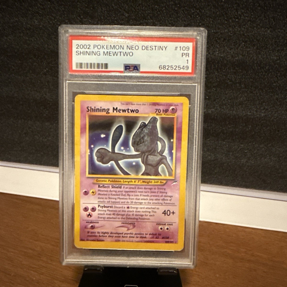 ポケモンカードゲーム　Shining Mewtwo　英語版 109/105 Shining Mewtwo 109/105 Neo Destiny - English Version