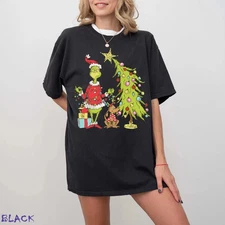 Grinch Christmas Shirt, Grinchy Christmas Tree T-shirt