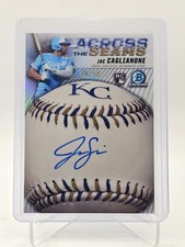JAC CAGLIANONE 2026 BOWMAN CHROME ACROSS THE SEAMS ROOKIE RC AUTO /50 Q7658