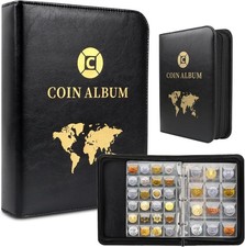 420 Pocket Coin Storage Album Clear Water Dust Resistant Collecting Accessories