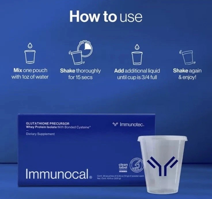 Immunocal Classic Blue Glutatión Precursor EXP2026/2027 ENVÍO RÁPIDO GRATIS!!️!!️ Foto 4 de 4