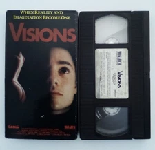 Visions  (RARE VHS 1989) Serial Killer Action Thriller Staring Alice Villarreal