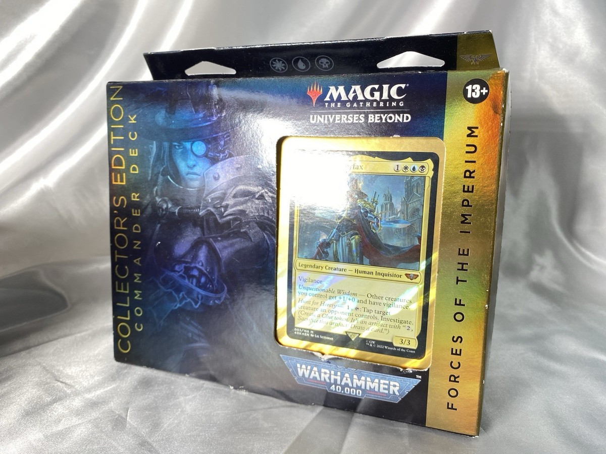 MTG Warhammer 40k Commander Deck Forces of the Imperium Collecter