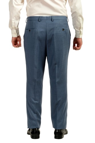 Traje Hugo Boss Para Hombre "Huge6/Genius5" Calce Ajustado 100% Lana Dos Botones EE. UU. 48L IT 58L - Imagen 10 de 12