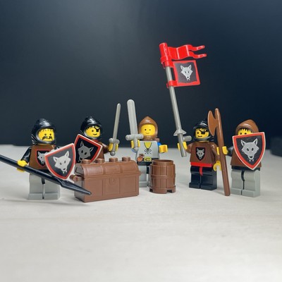   Lego Castle Wolfpack Minifiguren mit Zubehör 1992 6086 6038 6075