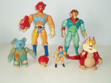 Vintage Thundercats Figures Ro-Bear Berbil Bert, Tygra, Snarf, Lion-o ect 1985/6