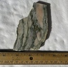 PINK MARBLE IN SERPENTINE SLAB ~ 90 grs / rough agate jasper mineral rock cab — photo 10