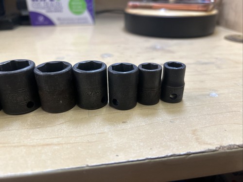 Snap On 3/8” SAE Impact Socket Set 8pc - Foto 3 di 3