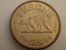 GREENLAND 1 Krone 1926 - AU	KM#8
