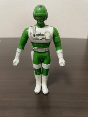 Power Rangers Choudenshi Bioman Soft Vinyl Figure Green BANDAI