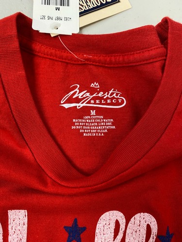 PHILADELPHIA PHILLIES WOMEN'S MAJESTIC SELECT RED MLB M SHIRT FREE SHIPPING - Picture 3 of 10