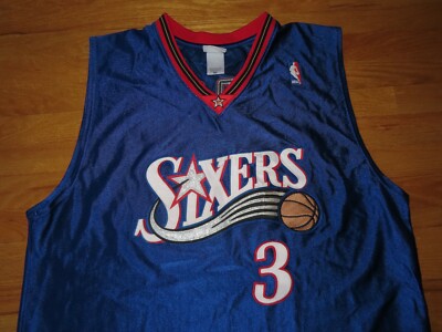 Reebok ALLEN IVERSON No 3 PHILADELPHIA SIXERS 76ers (Size 52