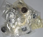 1964 to 1966 Mixed Date 25C Silver Canada Proof Like 40 Coins in Mint Cello