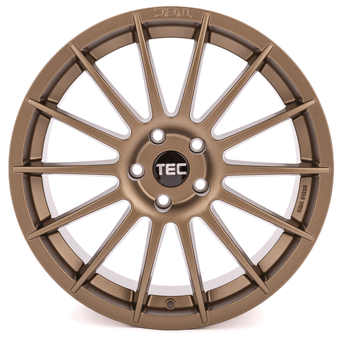 17 Zoll T7 Alufelgen 7x17 4x98 ET35 in bronze für Alfa Romeo Citroen und Fiat - Bild 3 von 8