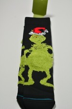Grinch Red Hat Xmas Socks