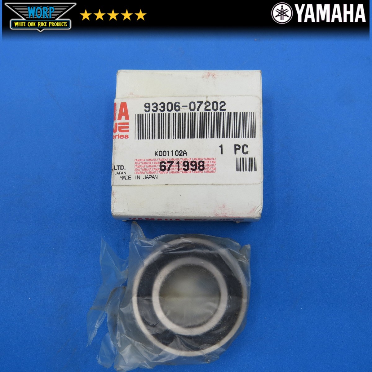 NEW OEM YAMAHA WHEEL CAM BEARING YZ WR 125 250 450 MORE 93306