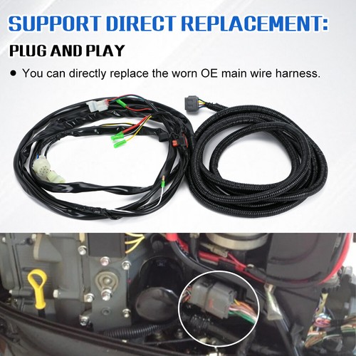 Control Main Wiring Harness 16 Pins 20 FT Length 36620-93J01 for Suzuki Outboard - Picture 2 of 18