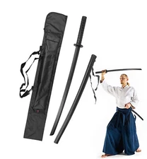 Plastic Bokken With Scabbard Black Sword Samurai Daito Polypropylene Martial Art