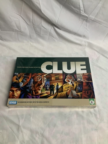 2002 Parker Brothers Classic Clue Detective Vintage
