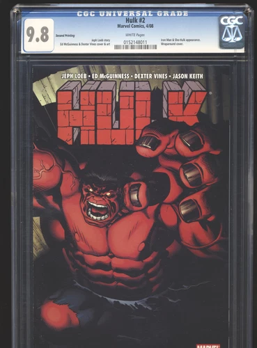 Hulk #2 CGC 9.8 White Pages Second Printing