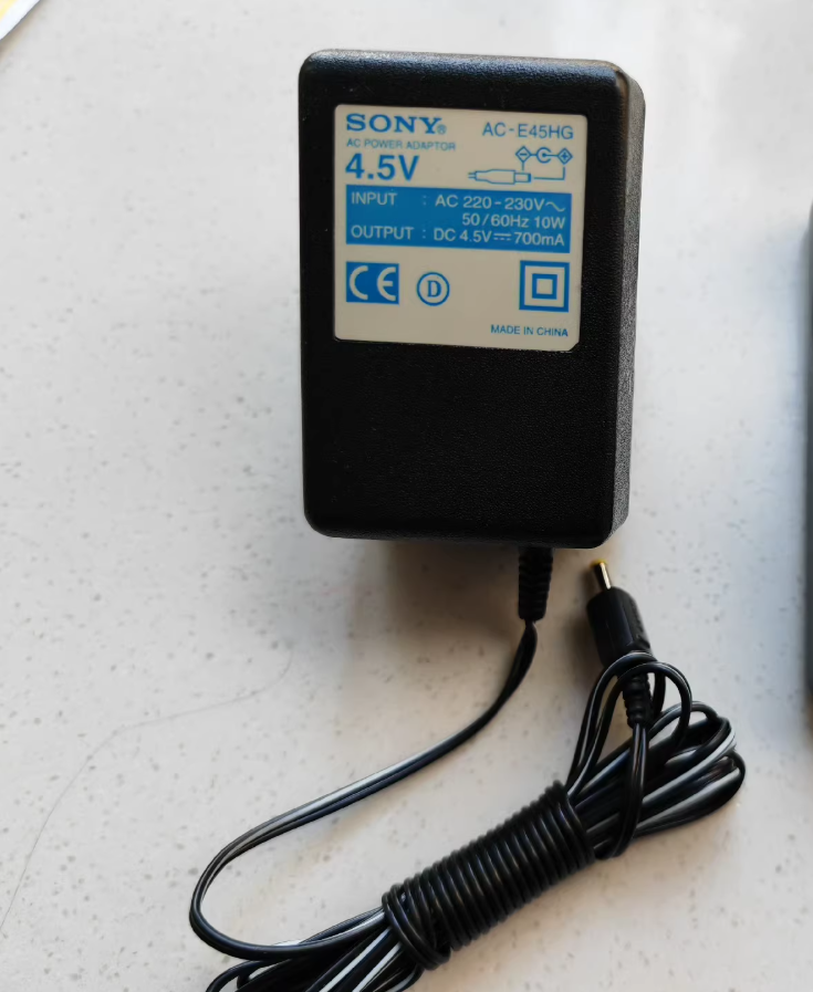 Sony AC Power Adaptor Ac-e45hg 4.5v 500ma for sale online | eBay