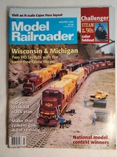 Model Railroader Magazine Super N Scale Layout January 1995