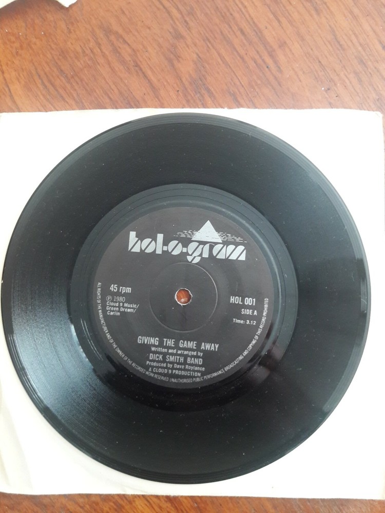 Dick Smith Band – The Way Of The World ‎ 7 Inch Vinyl  Rare  Hol-O-Gram HOL 001