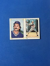 1987 Topps Stickers Hardback Test #63 Dennis Eckersley & #225 Rick Dempsey JPC