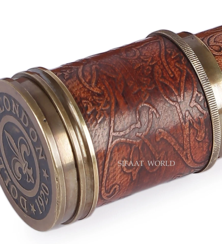 Handcrafted Telescopes Antique Solid Brass Telescope/Spyglass for Gifting,Hiking - Image 4 of 4