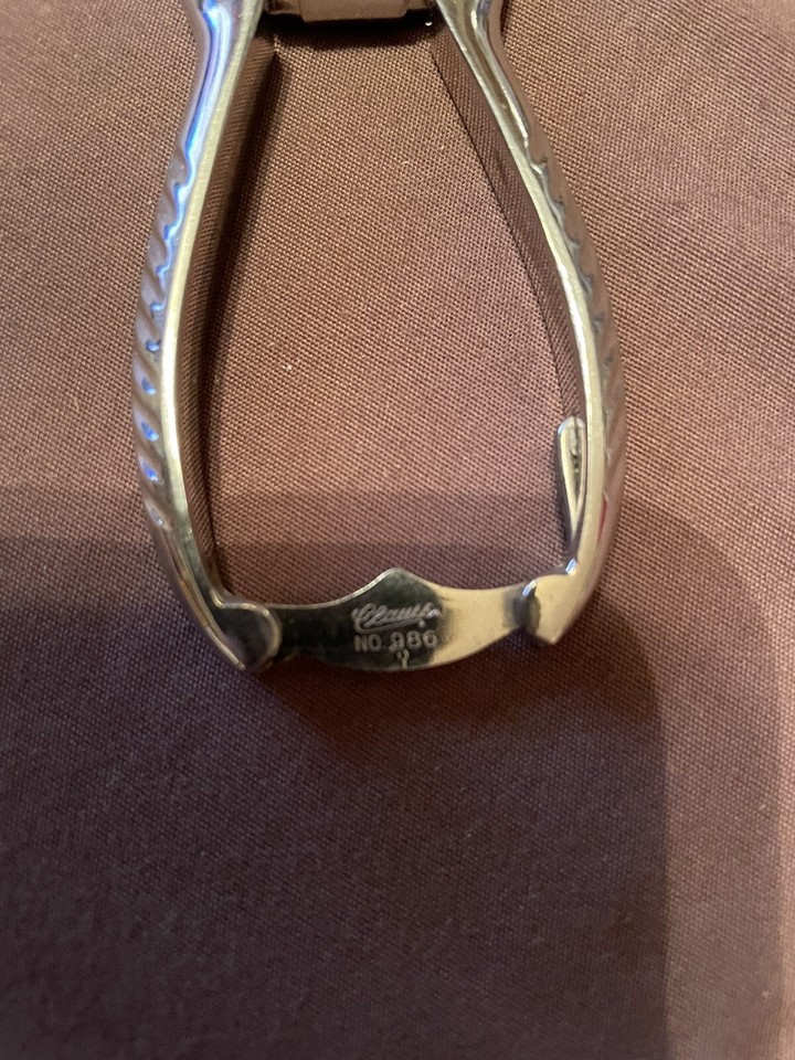 Heavy Duty Vintage Salon Toenail Clippers Chrome Nail Cutter Italy eBay