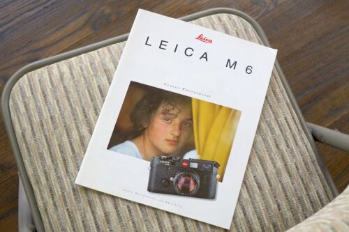 New original Leica brochure for M6 35mm RF camera+M 50mm Summicron lense, M3 M2 - Picture 1 of 5