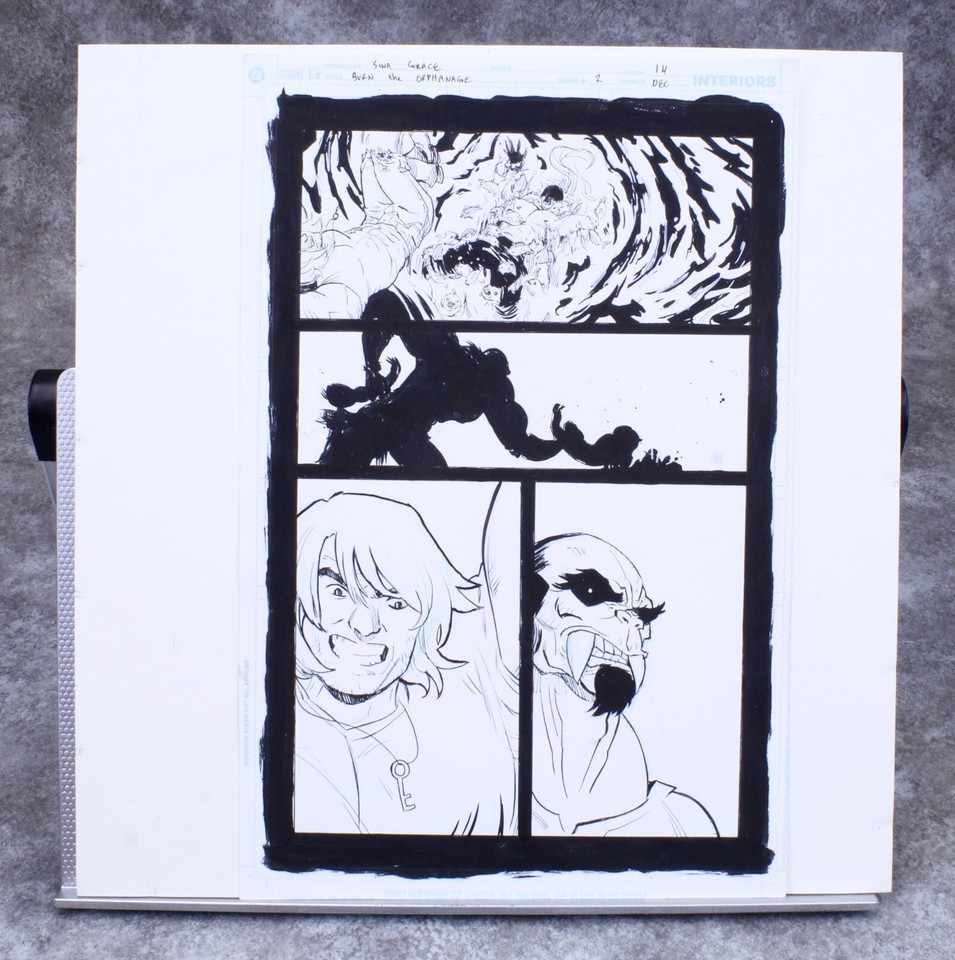 Sina Grace Burn The Orphanage Reign of Terror Comic Art