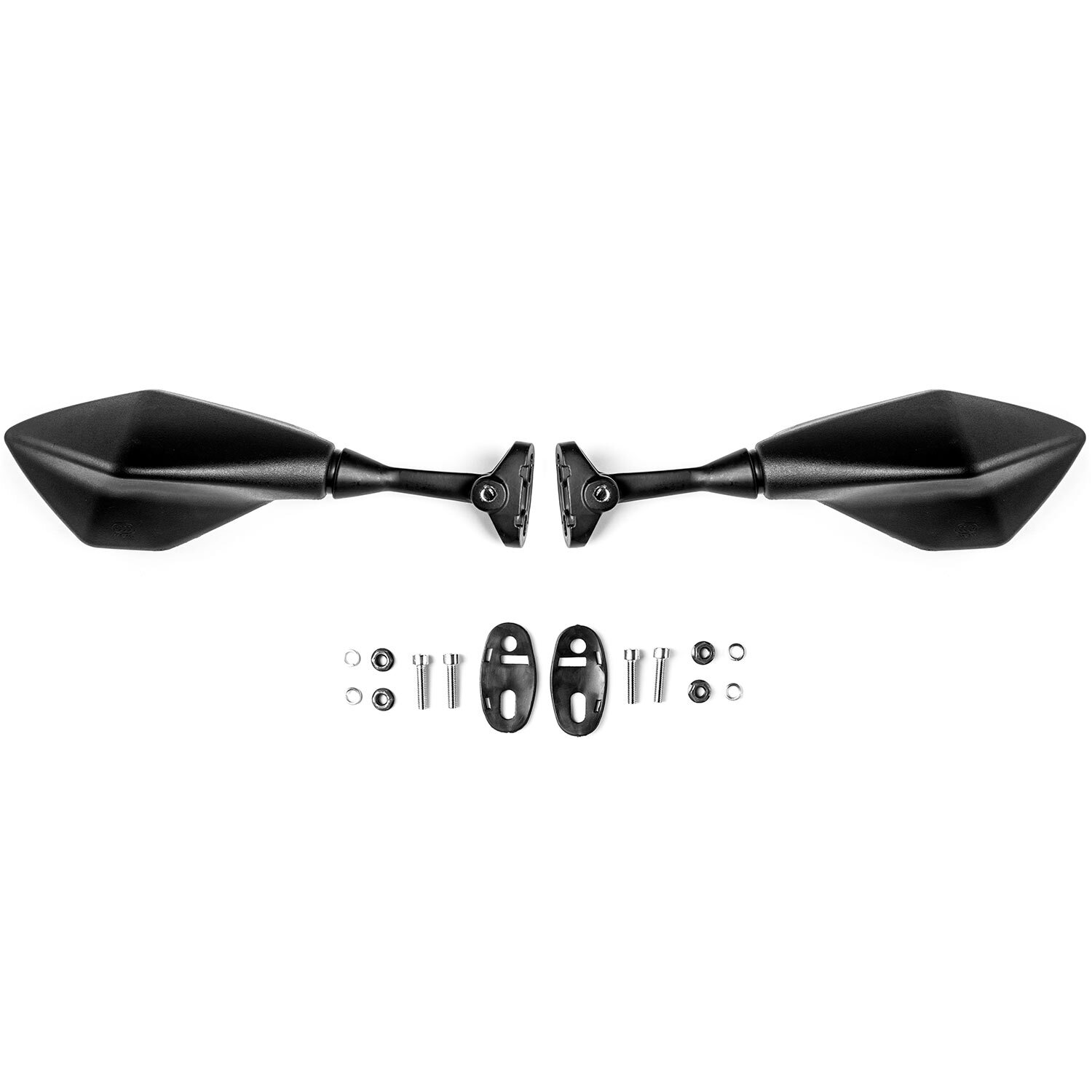 Black Motorcycle Sportbike Mirrors Pair For Yamaha FZ1 FZ6 FZ600 FZ700 FZ750 eBay