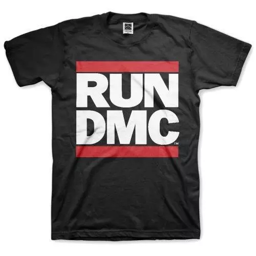 RUN DMC - LOGO T SHIRT HIP HOP RAP