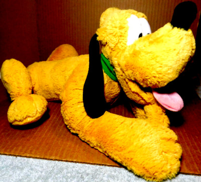 Disney Store Exclusive~Pluto Plush Dog 16'' Stuffed Animal Genuine Authentic