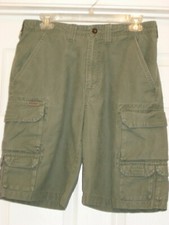 Woolrich Men's Cargo Style Shorts 30" Waist 10" Inseam Cotton