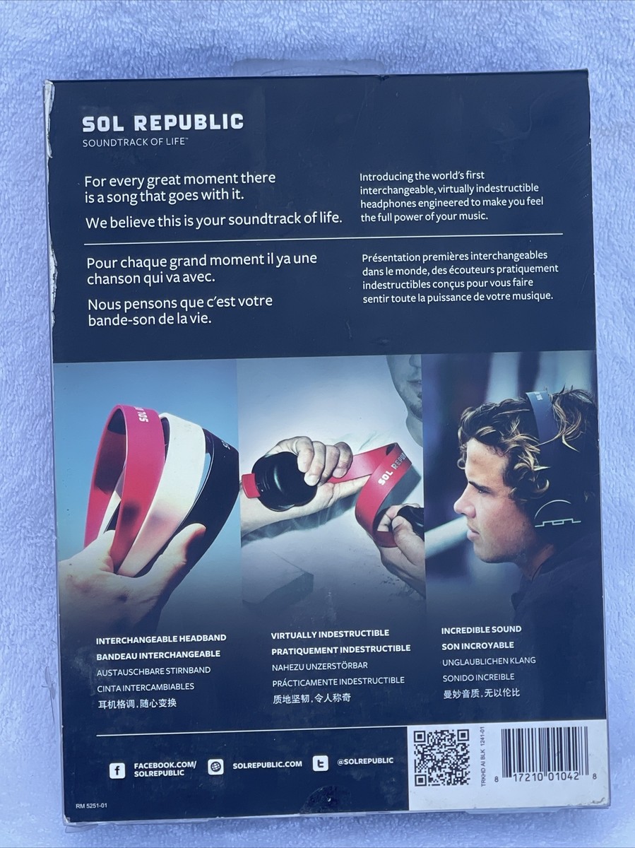 SOL REPUBLIC Tracks HD V10 On-Ear Headphones | eBay