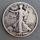 1939 Walking Liberty Half Dollar, Fine Grade