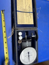 VTG James G. Biddle Co. Phila. JAGABI Swiss Hand Dial Tachometer in Case