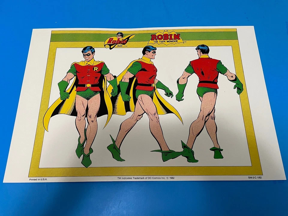 PÓSTER GUÍA ESTILO MARAVILLA DC UNIVERSE ROBIN THE TEEN PIN UP NUEVO. Foto 4 de 4