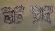 Plastic butterfly shapes x 10