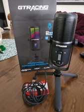 GTRACING Professional Condenser Microphone 48 kHz 2 patterns USB Windows/OSX