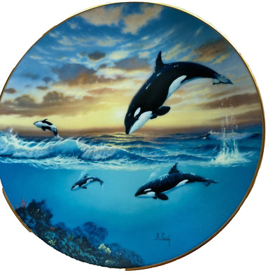 W.S. George Plate ''Jumping For Joy'' Anthony Casay Vanishing Gentle Giants